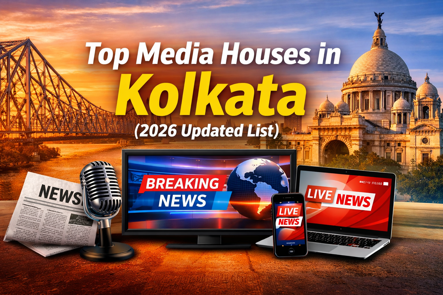 Top Media Houses in Kolkata (2026 Updated List) | Print, TV & Digital Leaders 6 Top Media Houses in Kolkata