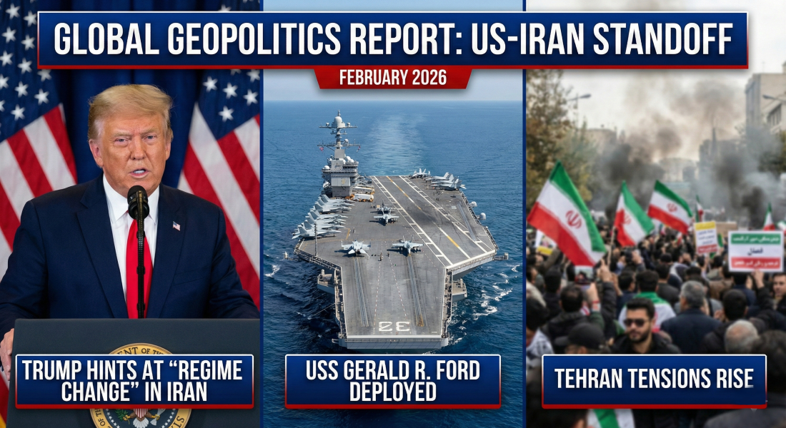 Trump Escalates: Iran Regime Change "Best Thing That Could Happen" Amid USS Ford Deployment 1 Iran Regime Change