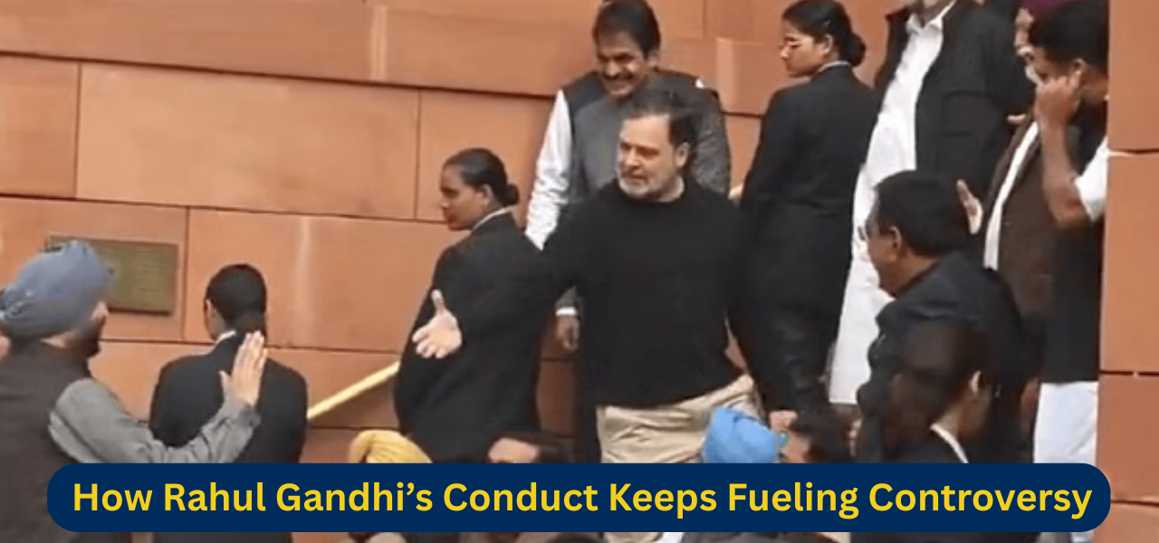 From Gestures to Controversies: Why Rahul Gandhi’s Parliamentary Conduct Keeps Triggering National Debate