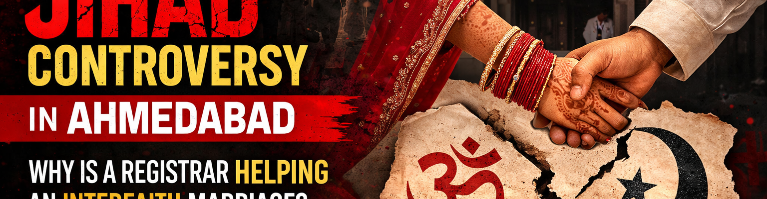 Ahmedabad Love Jihad Controversy: Registrar Office Incident Sparks National Debate 1011 love jihad