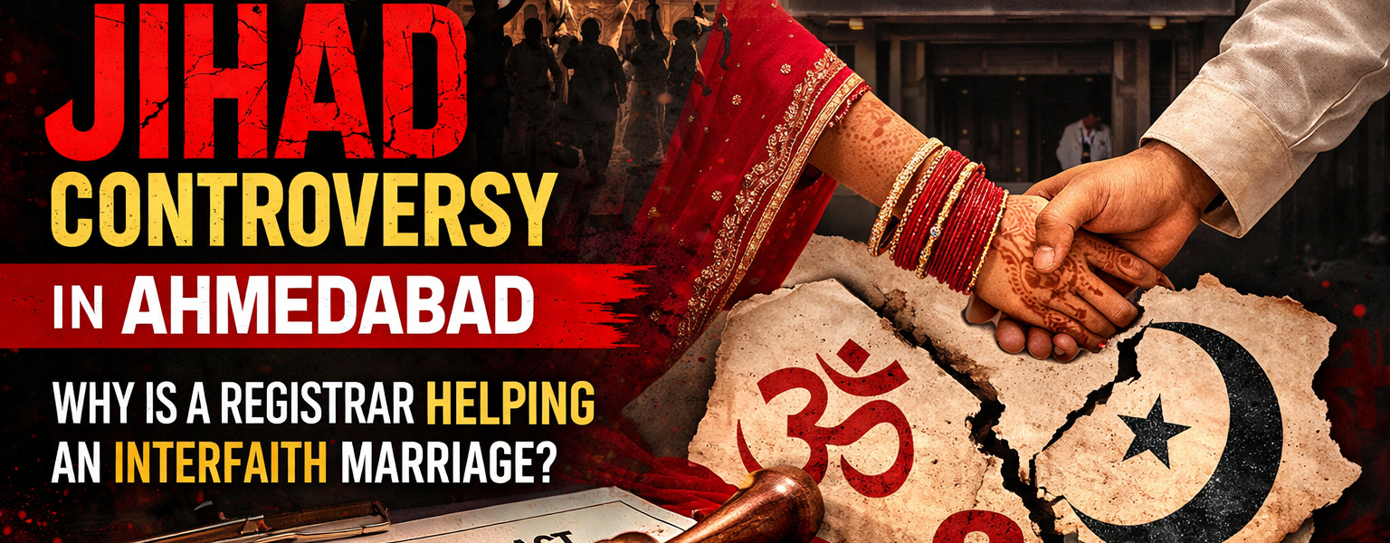Ahmedabad Love Jihad Controversy: Registrar Office Incident Sparks National Debate 1 love jihad