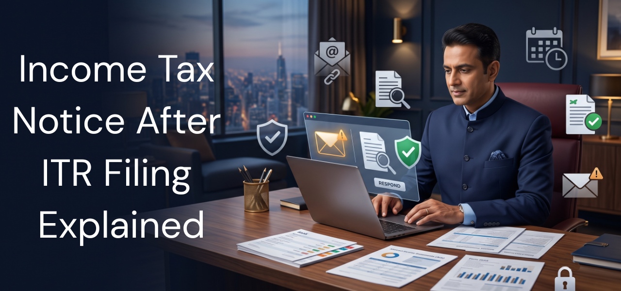 Income Tax Notices After ITR Filing: Common Mistakes, Corrections and Taxpayer FAQs 1 Income Tax Notices After ITR Filing