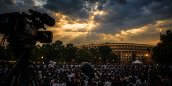 Jantar Mantar Protest: The Narrative War Behind India's Biggest Political Drama 1 Jantar Mantar protest Spectacle