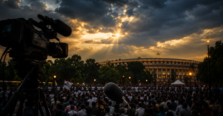 Jantar Mantar Protest: The Narrative War Behind India's Biggest Political Drama 15 Jantar Mantar protest Spectacle