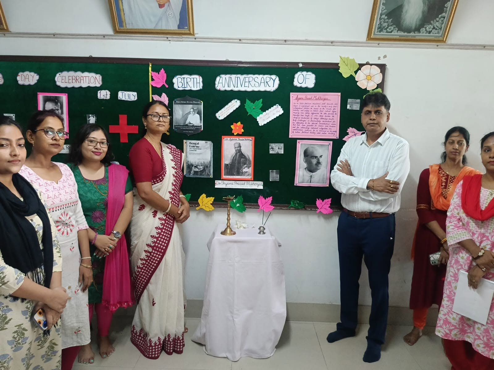 Syama Prasad Mookerjee Birth anniversary celebration at Saraswati World School