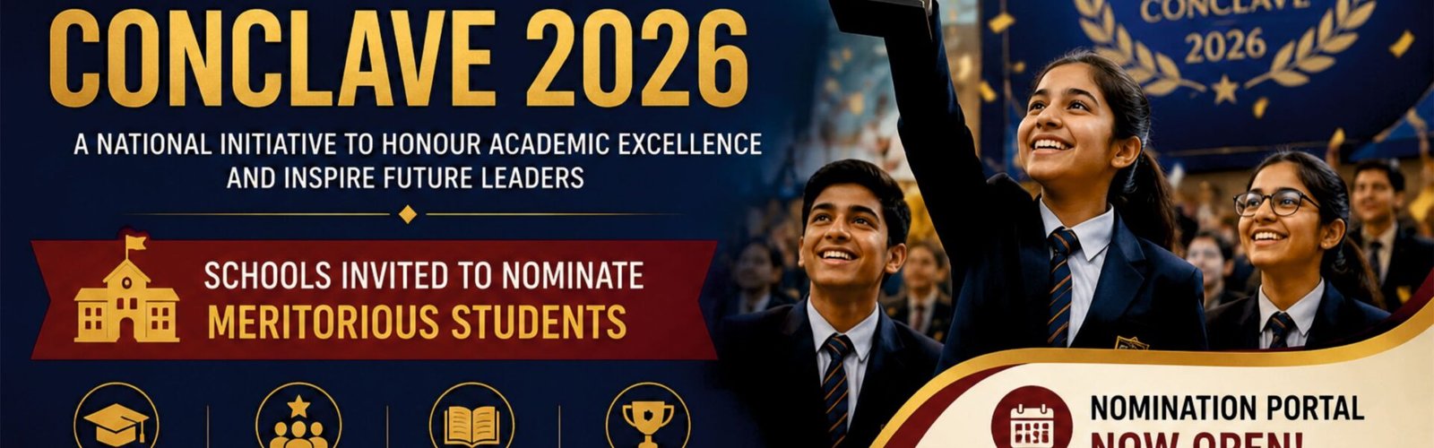 Education Excellence Conclave 2026 Launched: Schools Invited to Nominate Meritorious Students 1 Education Excellence Conclave 2026 Launched