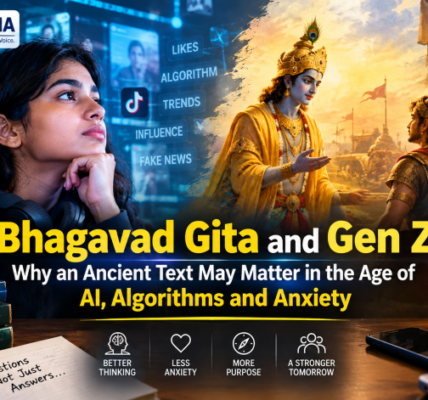 Bhagavad Gita and Gen Z: Why an Ancient Text May Matter in the Age of AI, Algorithms and Anxiety 1 Bhagavad Gita and Gen Z